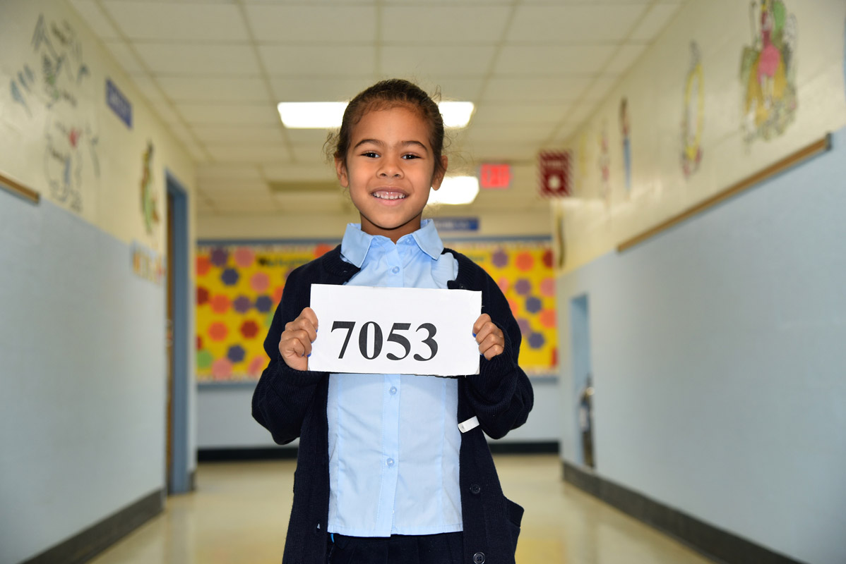 Washington's Alessandra Bennett dressed as Civil Rights Movement legend Rosa Parks.