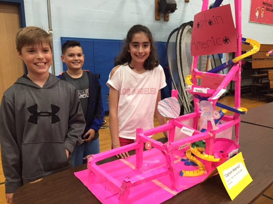 STEM School's fifth grade roller coaster