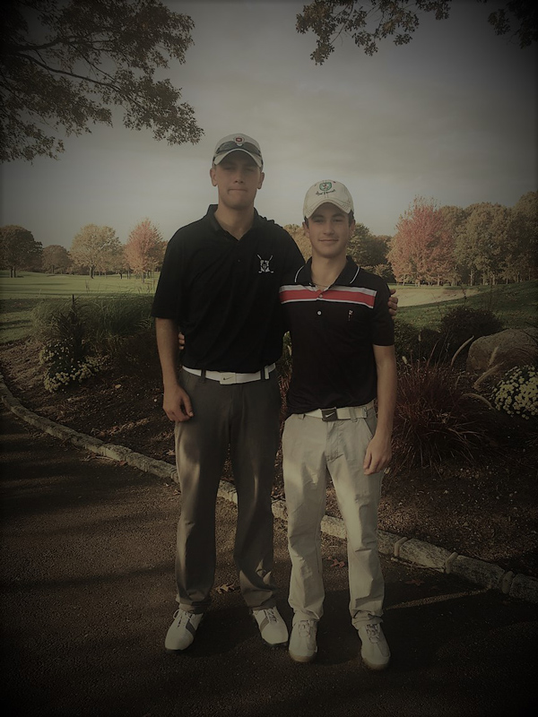 Huntington seniors Tyler Gerbavsits and Matt Giamo