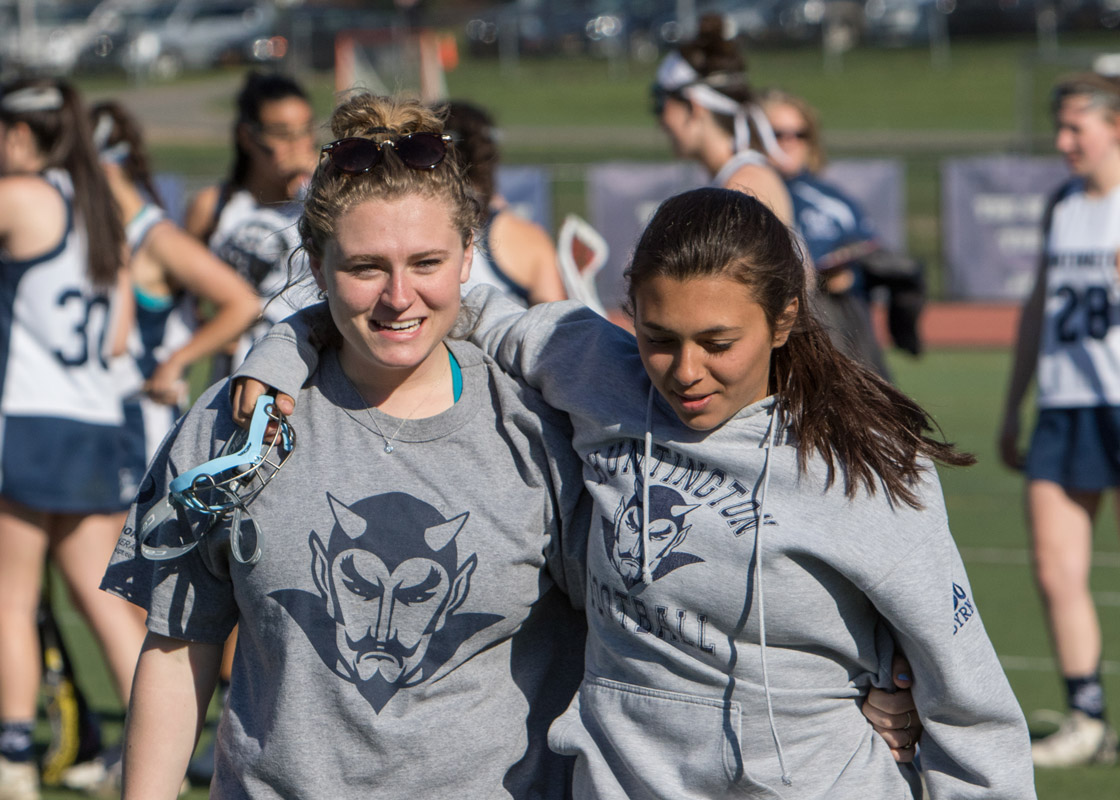 Sarah Agrillo and best friend Bella Annunziata