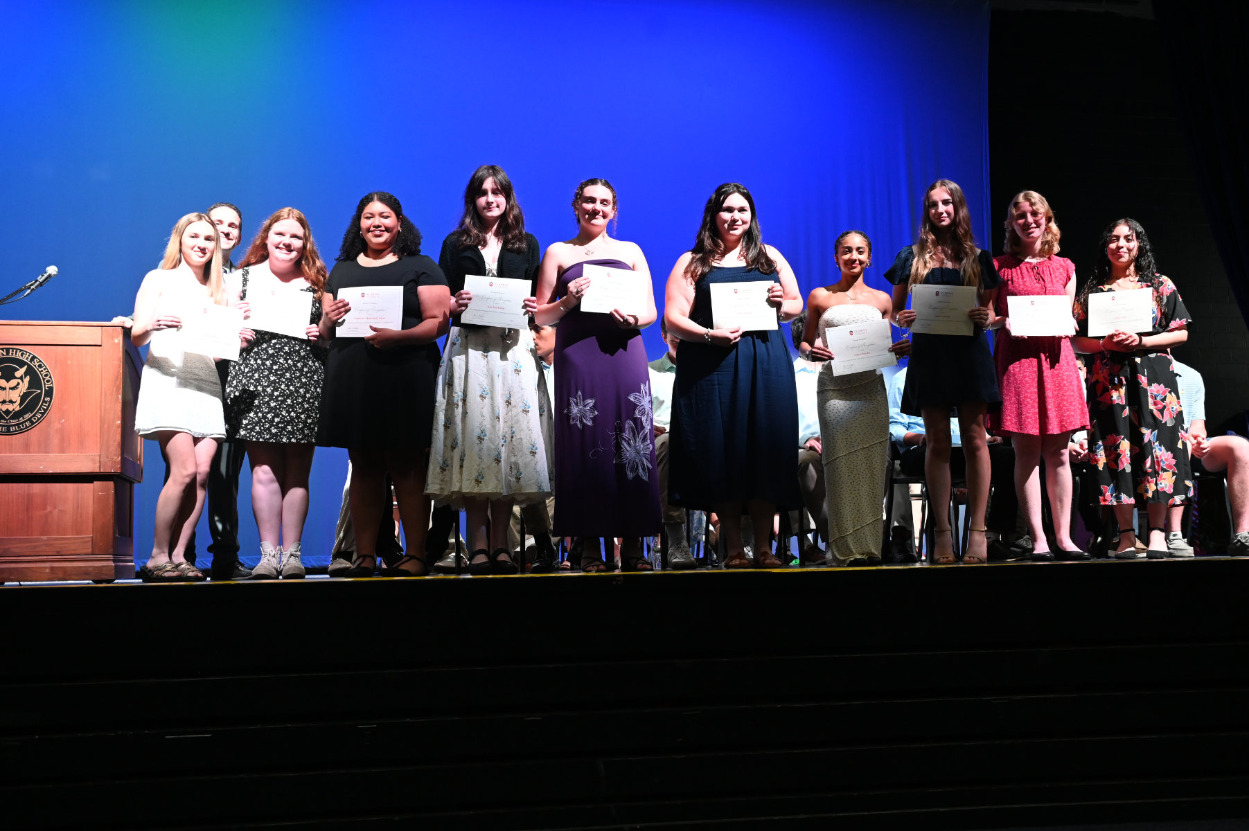 A dozen Huntington seniors won St. John's Univ. Women in Science Awards
