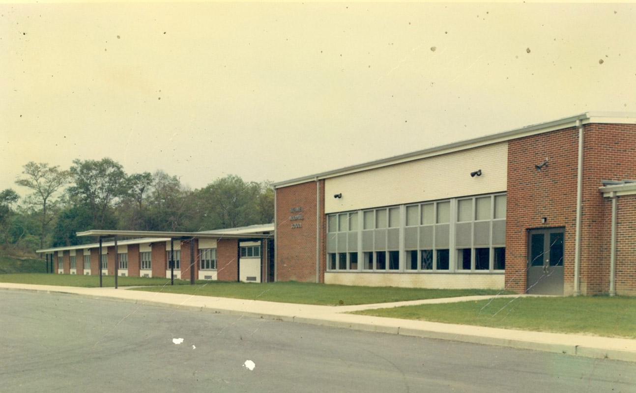 Woodhull School shortly after its completion
