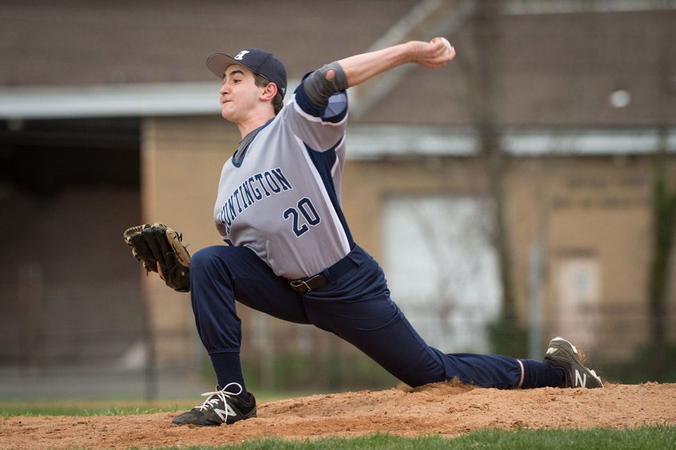 Michael Reed in classic lefthanded pitching delivery