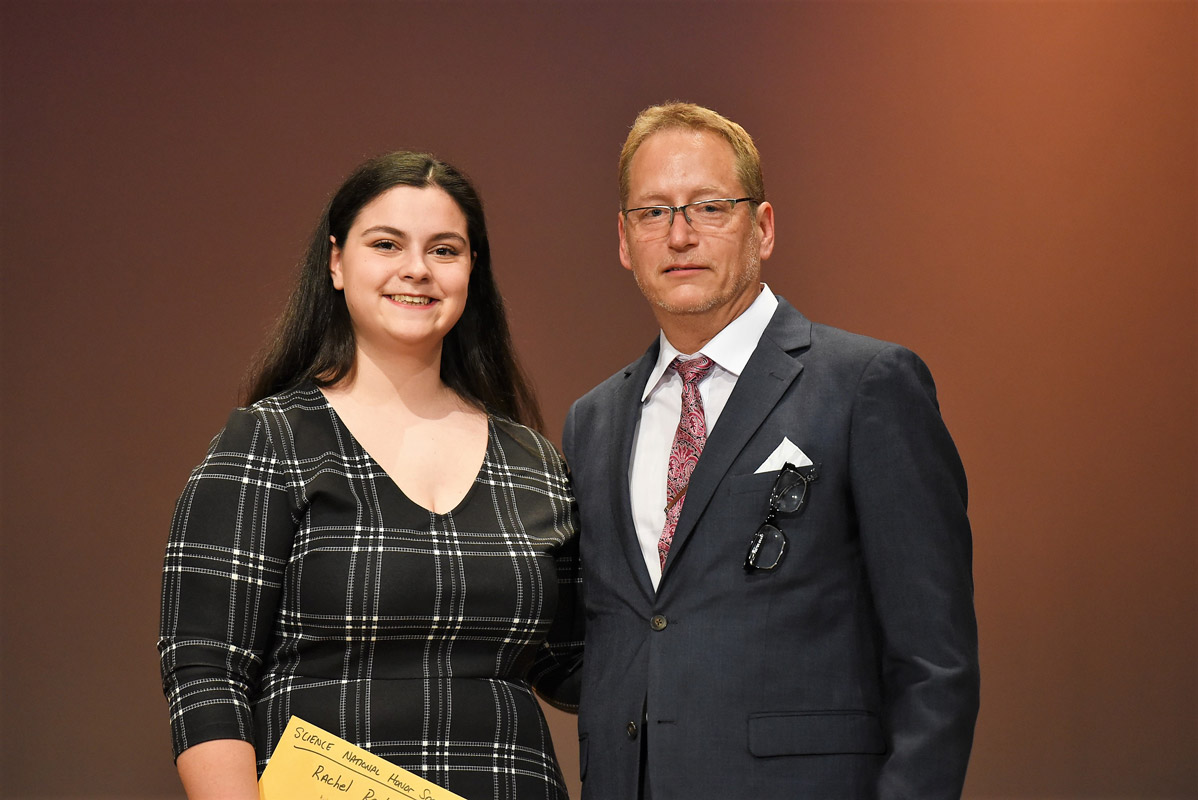 Science Honor Society award winner Rachel Roday