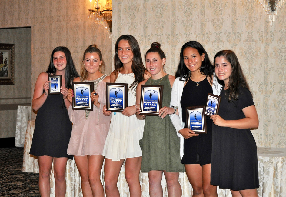 girls' lacrosse county award recipients