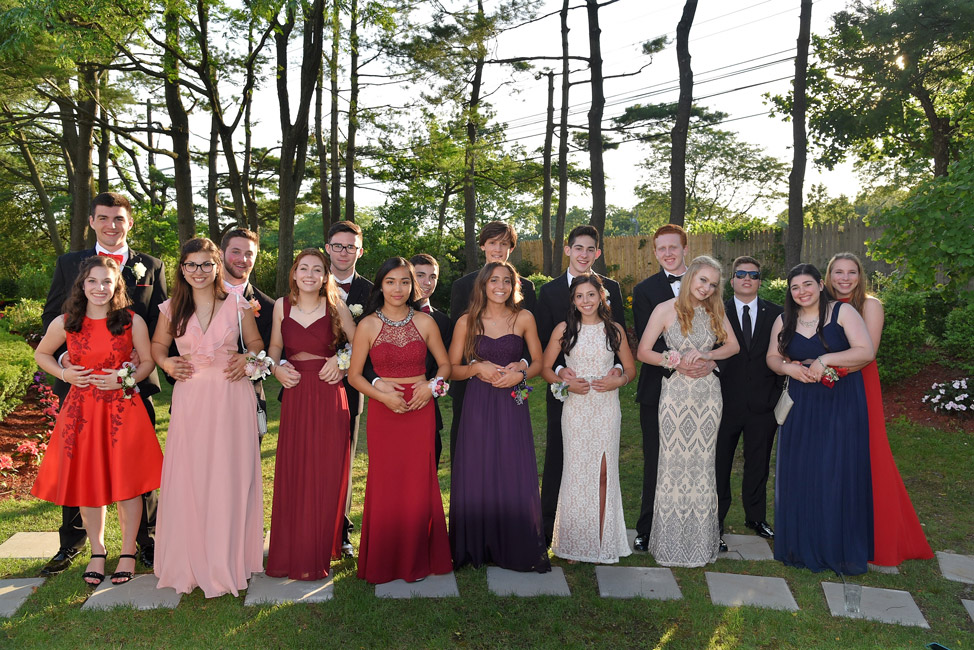 Huntington prom-goers