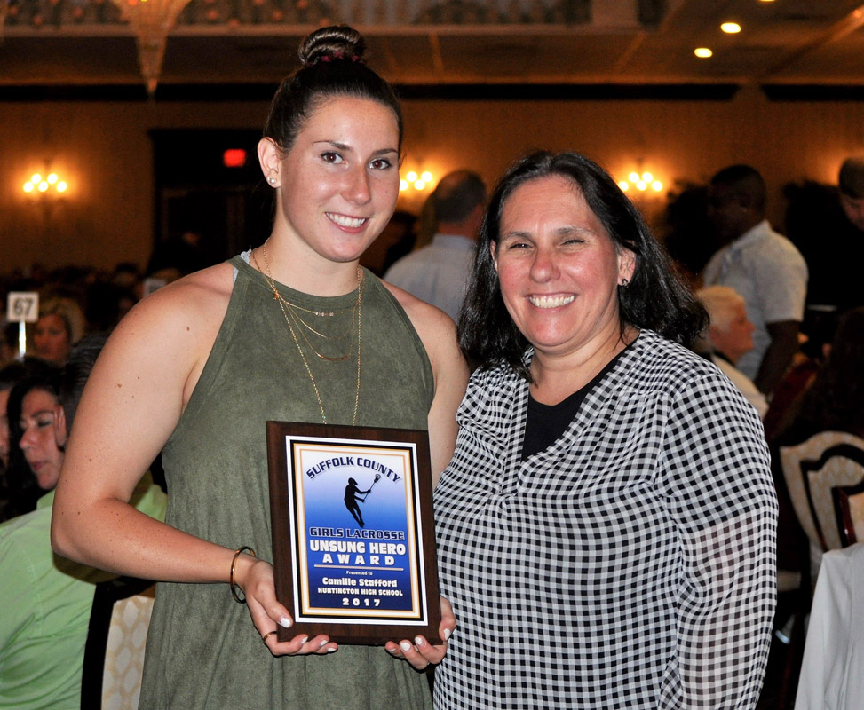 Camille Stafford with her mom, Amy