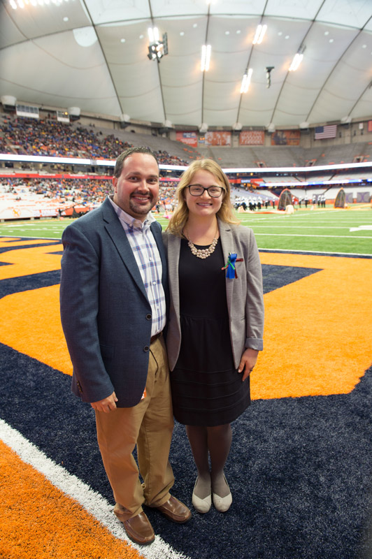 Jessica Castaneda and Brian Stellato