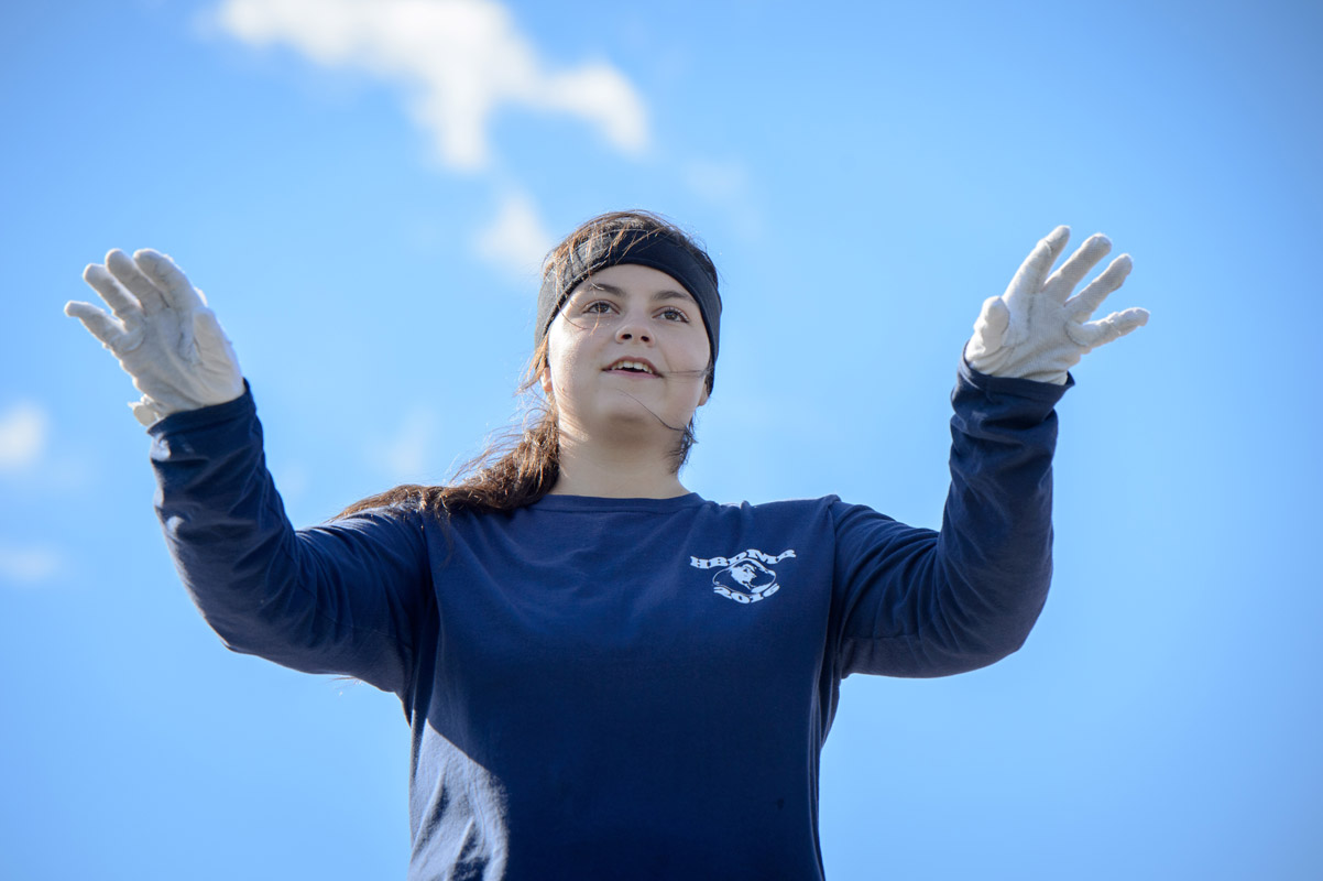 drum major Rachel Roday
