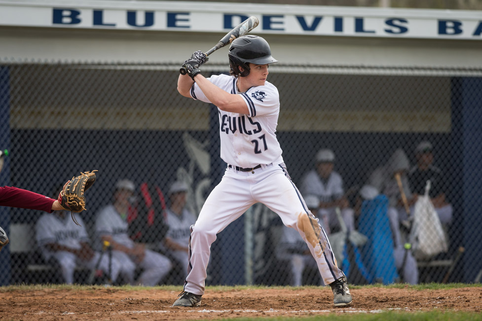 Steven Napurano at the plate