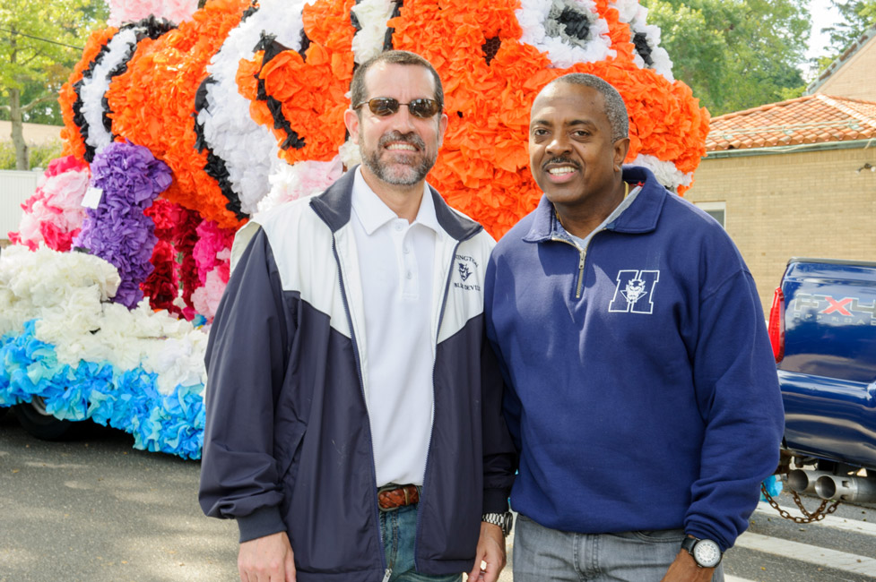 Jim Polansky and Asst. Supt. Ken Card