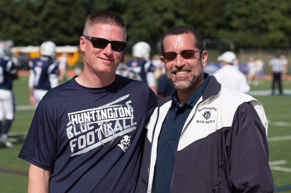 Brenden Cusack and Superintendent James W. Polansky. (