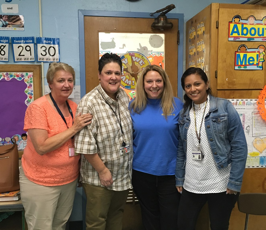 Carol Cruz, Debbie Quiles, Camille Tedeschi and Vivian Joseph 