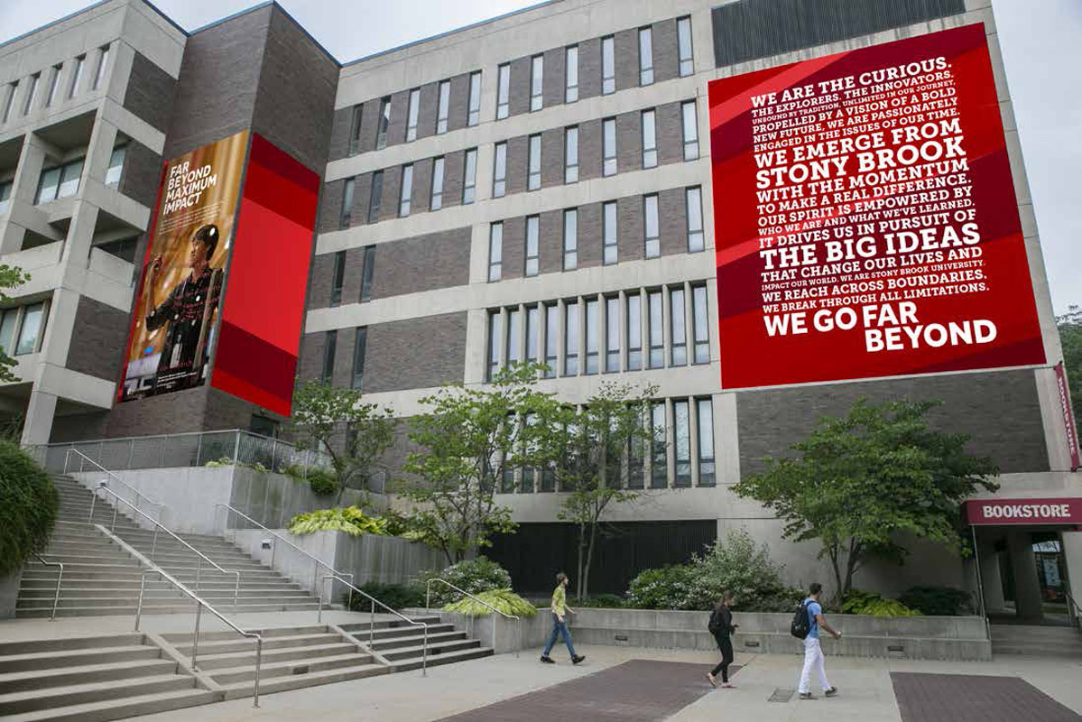 Stony Brook's Frank Melville Jr. Library is one of the largest in the state.
