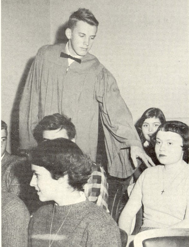1958 National Honor Society induction