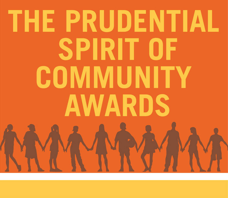 The President's Volunteer Service Award is presented through the Prudential Spirt of Community Awards program.