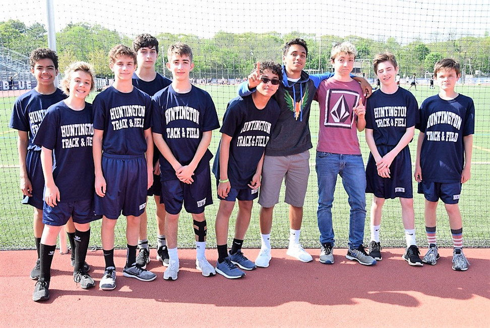 The Finley Middle School boys' track team featured some exceptional young athletes 