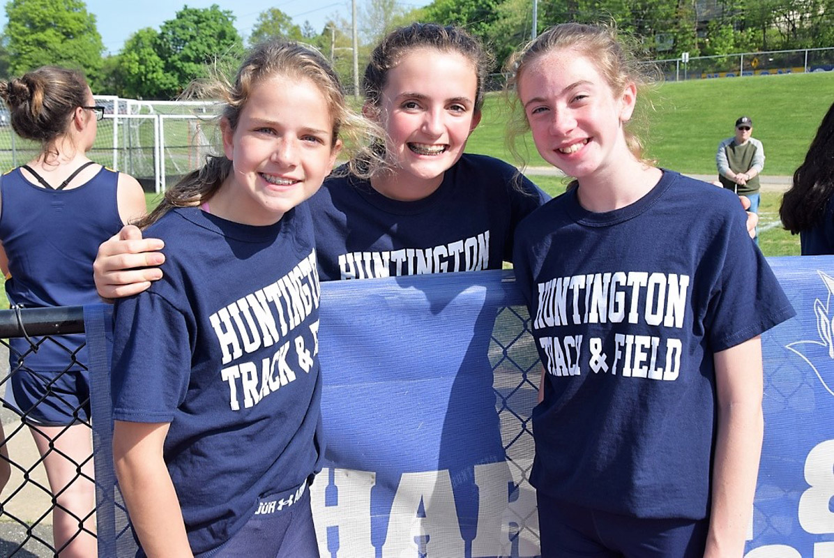 The J. Taylor Finley Middle School girls' track and field team went undefeated at 6-0 this spring