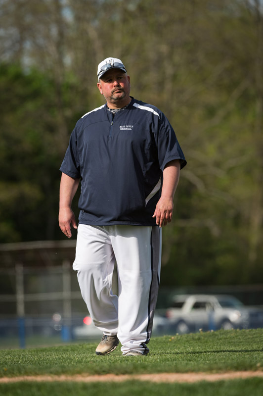 Huntington varsity baseball head coach Billy Harris. (Darin Reed photo.)