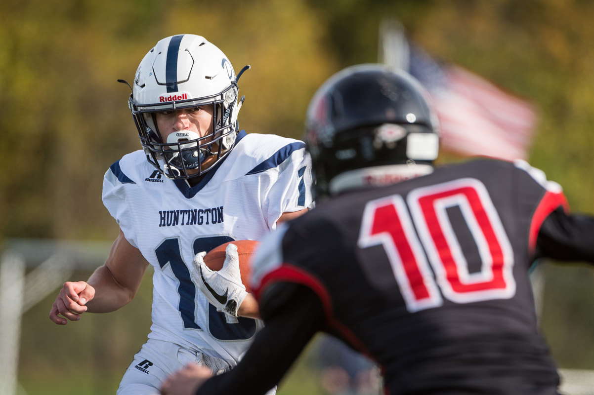 Huntington senior Alex LaBella is headed to Hobart College to play football. (Darin Reed photo.