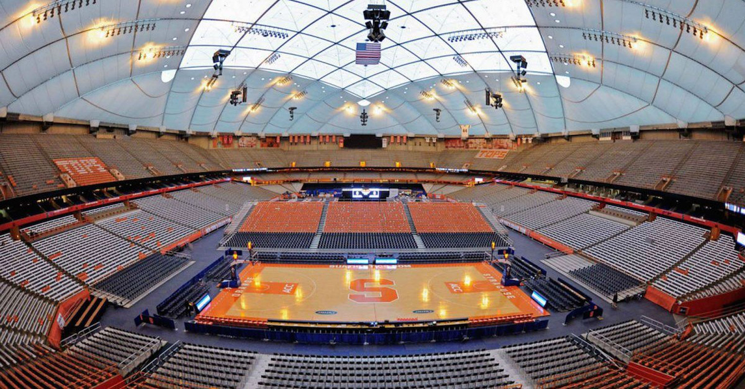 The Carrier Dome at Syracuse University.