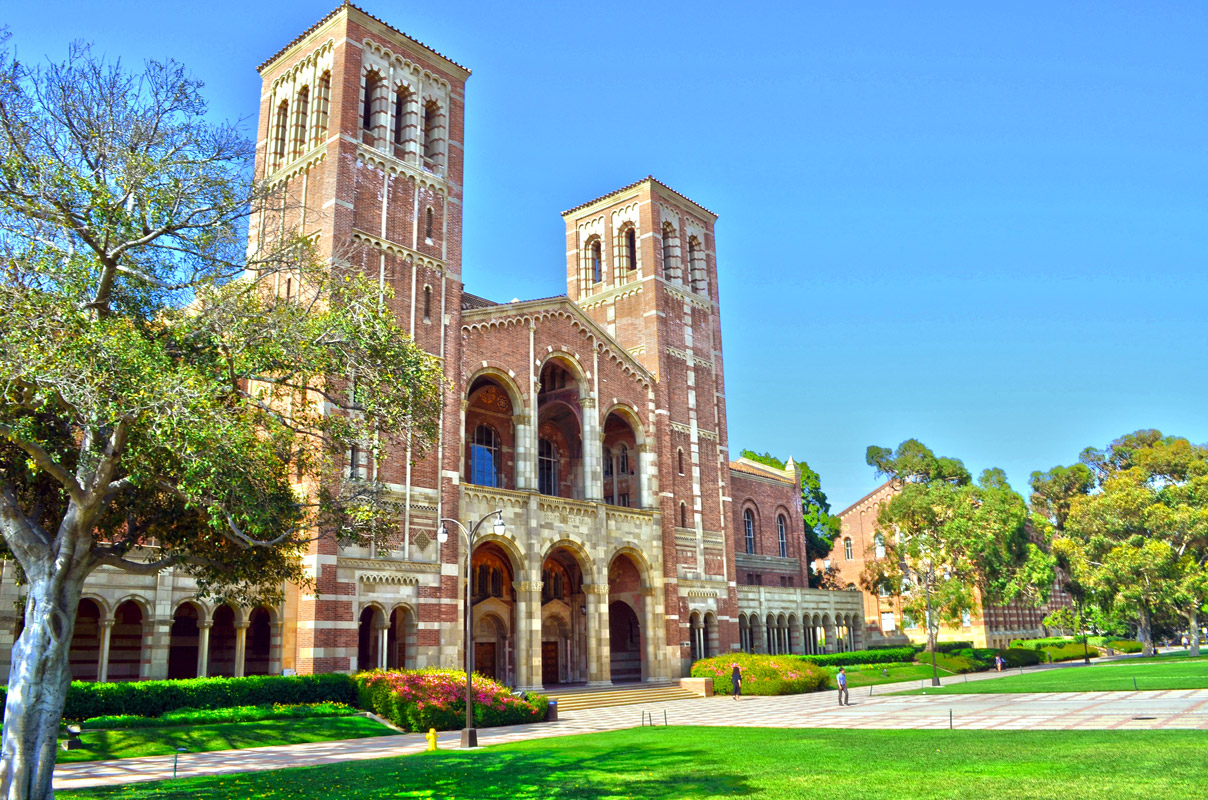 UCLA's Royce Hall is one of the most famous buildings on the campus