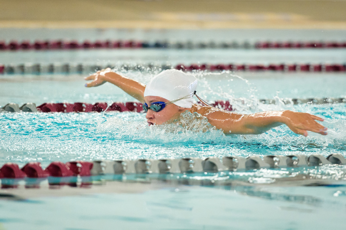 First swimming image