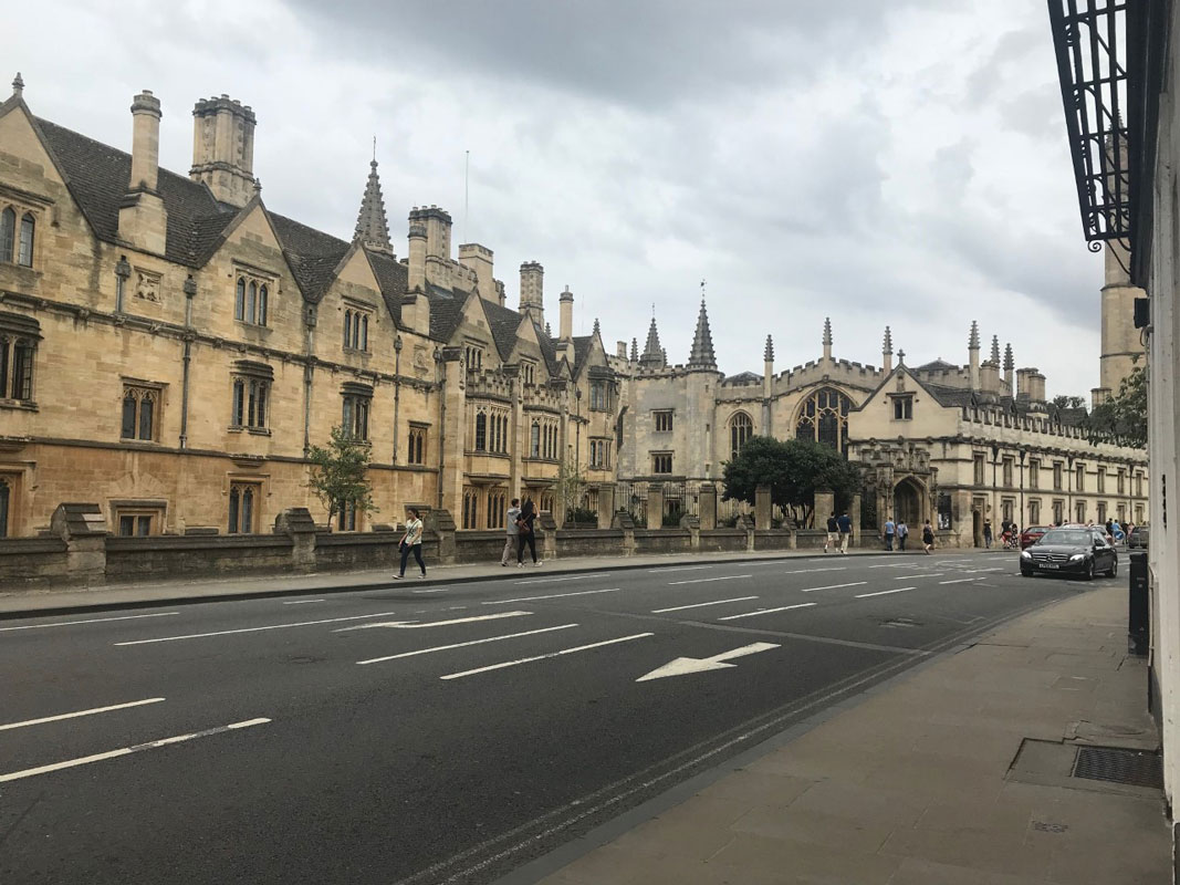 Huntington junior Kate Sheran studied in the Oxford Tradition program at Pembroke College at Oxford University 