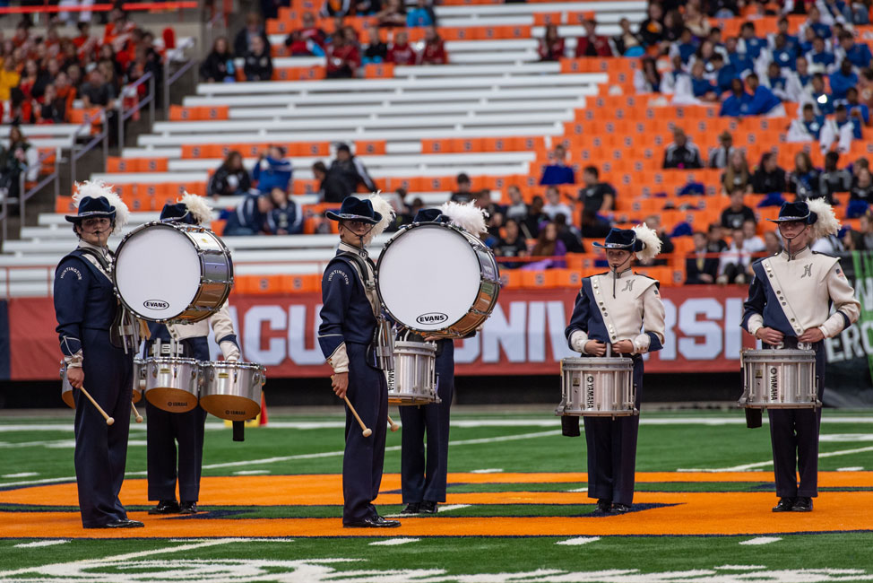 The Blue Devil marching band's 2019 field show has been revealed. (Darin Reed photo.)