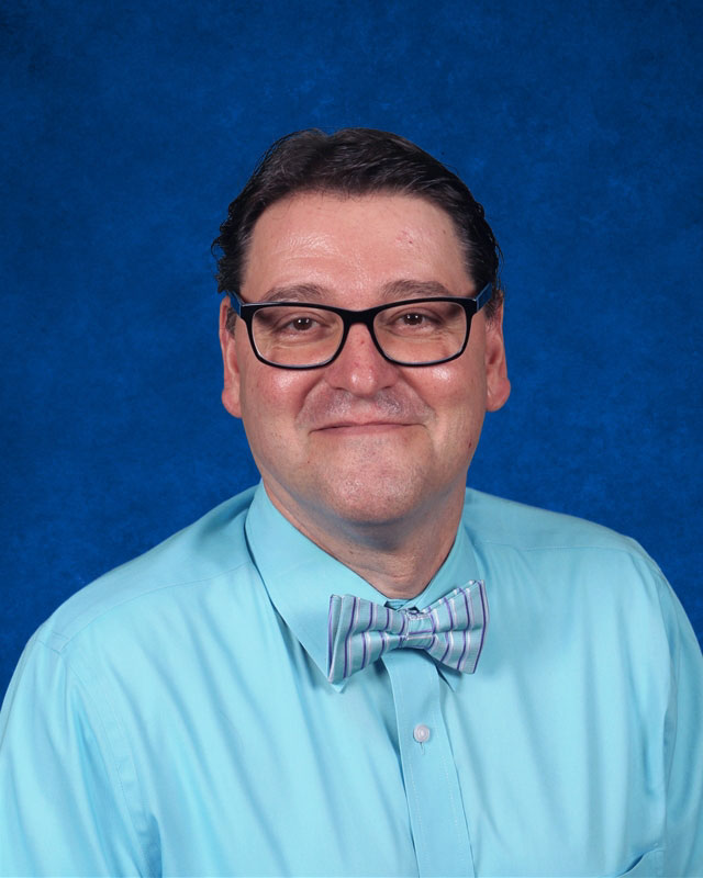 Huntington High School drama club faculty advisor Michael Schwendemann.