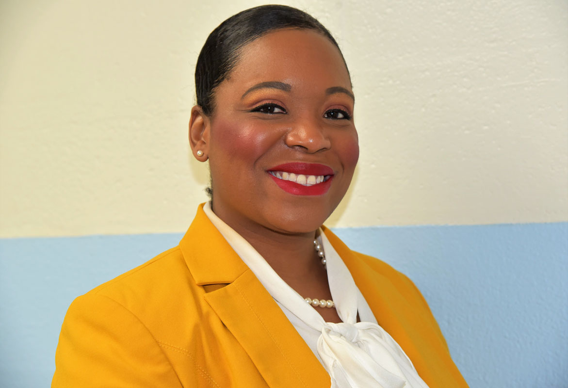 Dr. Michelle J. Richards is Washington Primary School's second year principal.