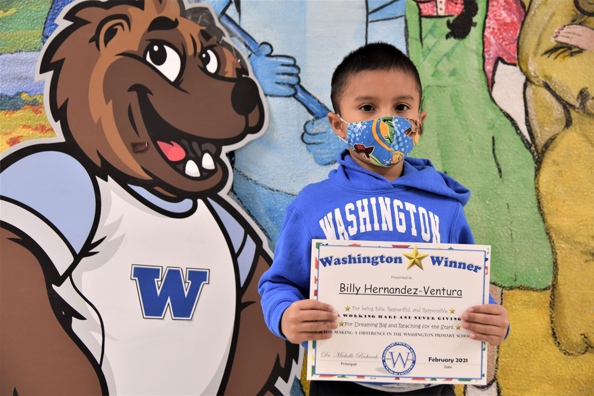 Billy Hernandez-Ventura is a proud Washington award winner.