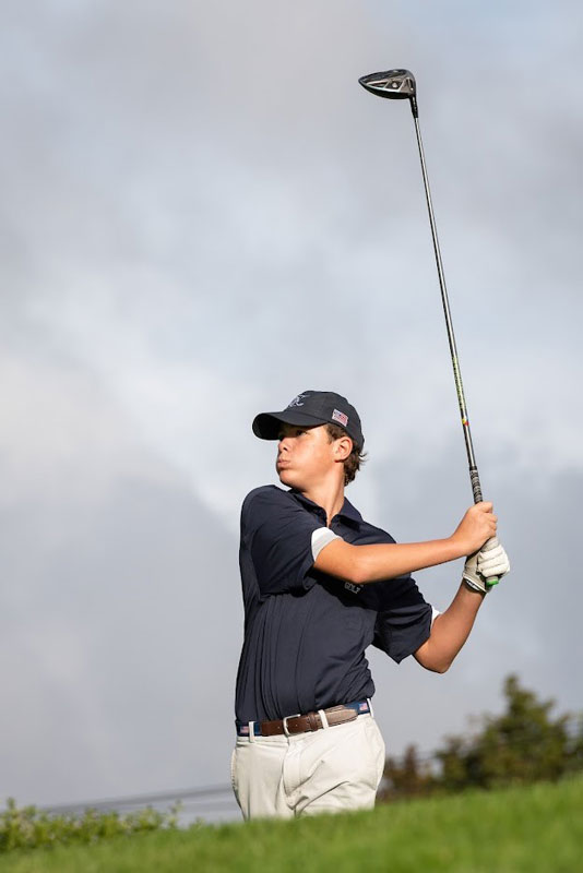 Sophomore Will Fallon led the Blue Devils to victory.
