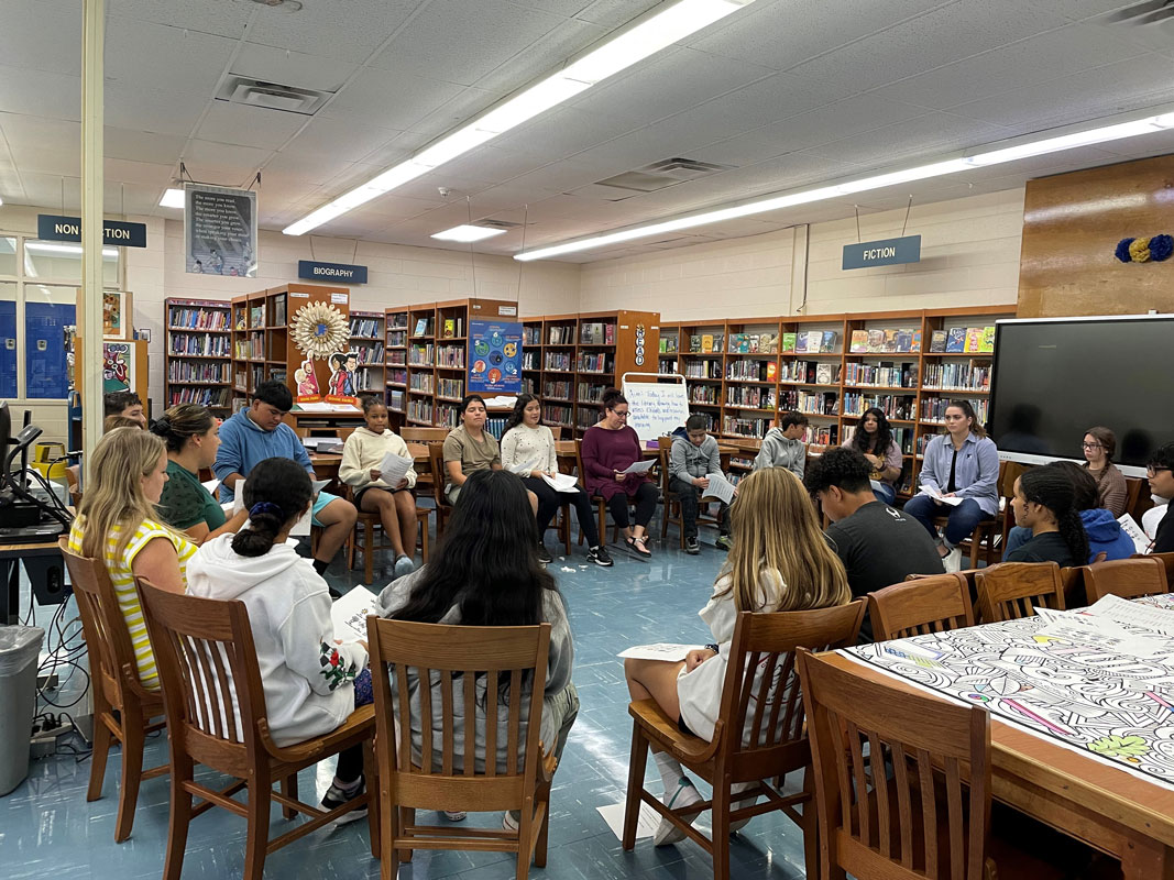 Finley students were recently introduced to the restorative circles program 