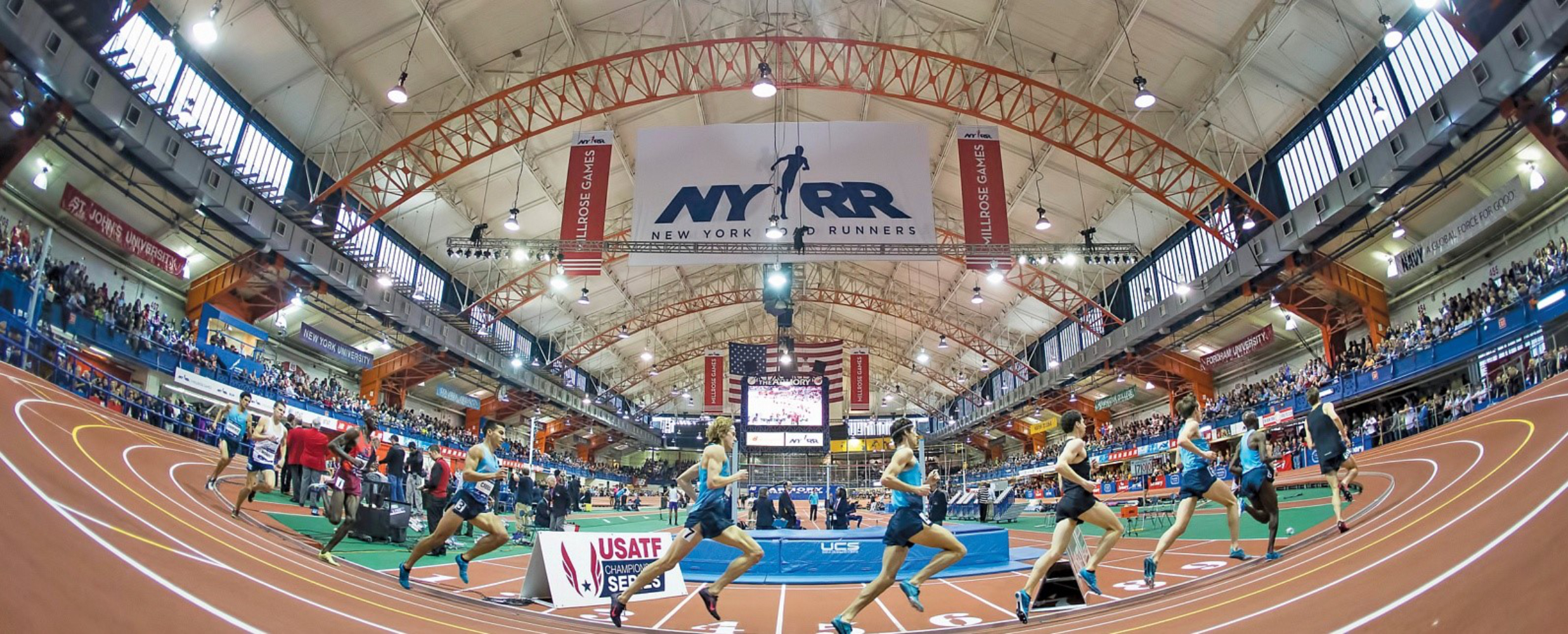  The Blue Devils competed at the New Balance Track & Field Center at the Armory in Manhattan.  