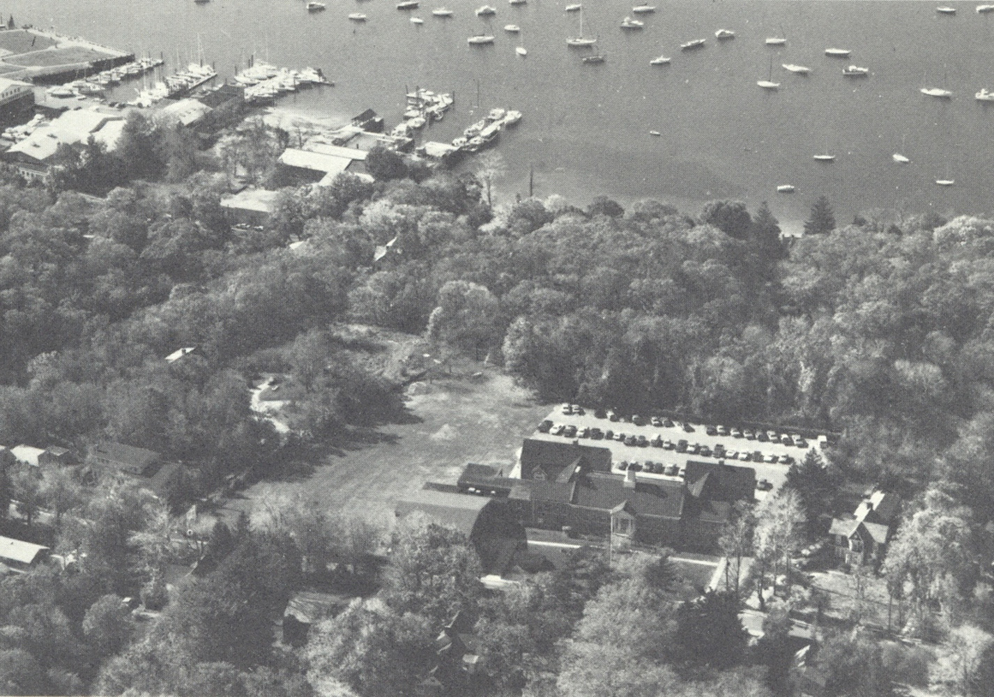 Nathan Hale School from the air in 1983.