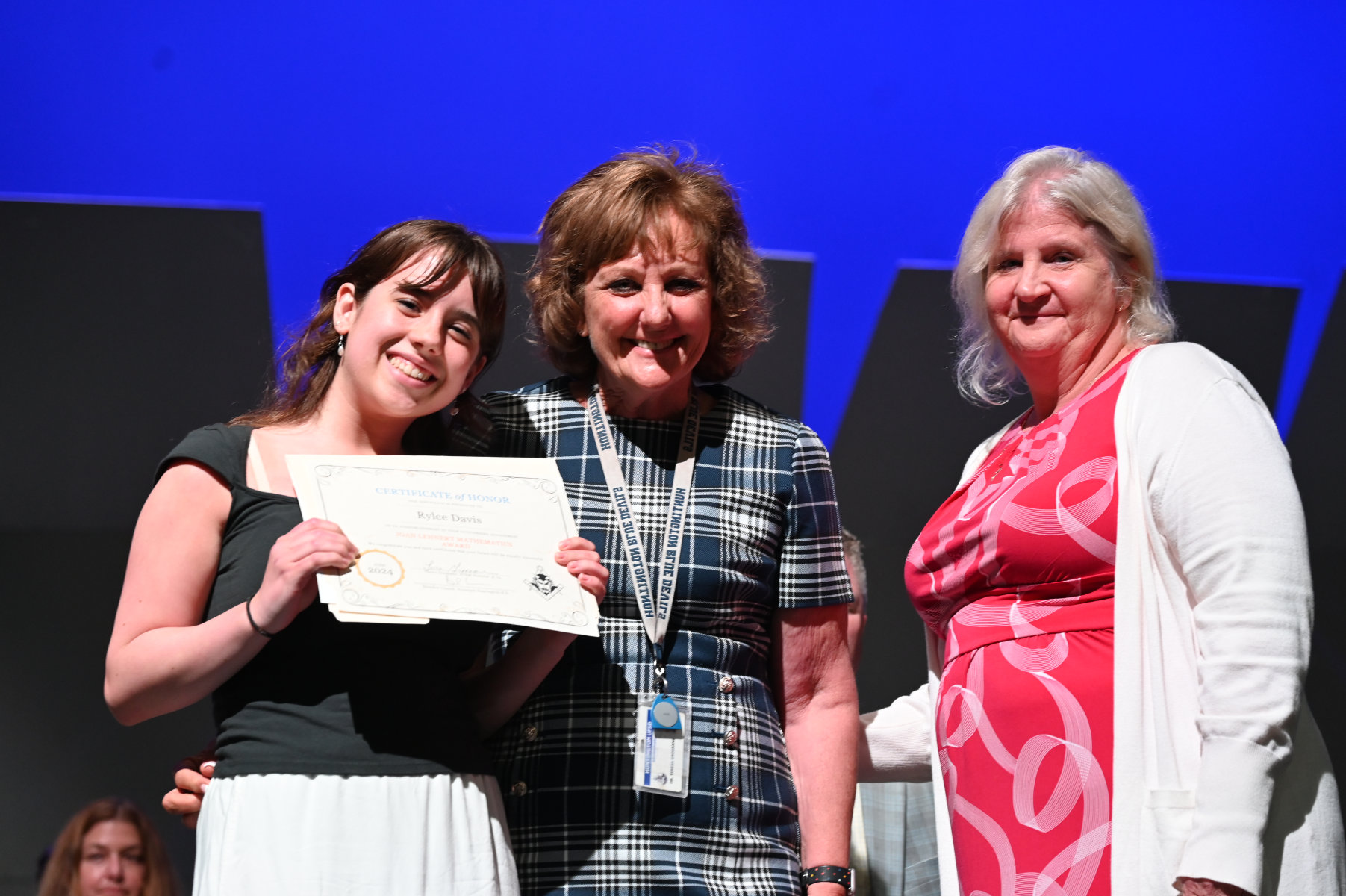  Rylee Davis with Dr. Teresa Grossane and Monica Racz  