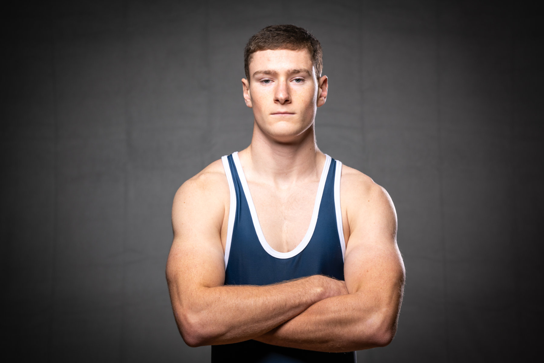  Blue Devil wrestling team captain, Thomas Smith. (Darin Reed photo.)  