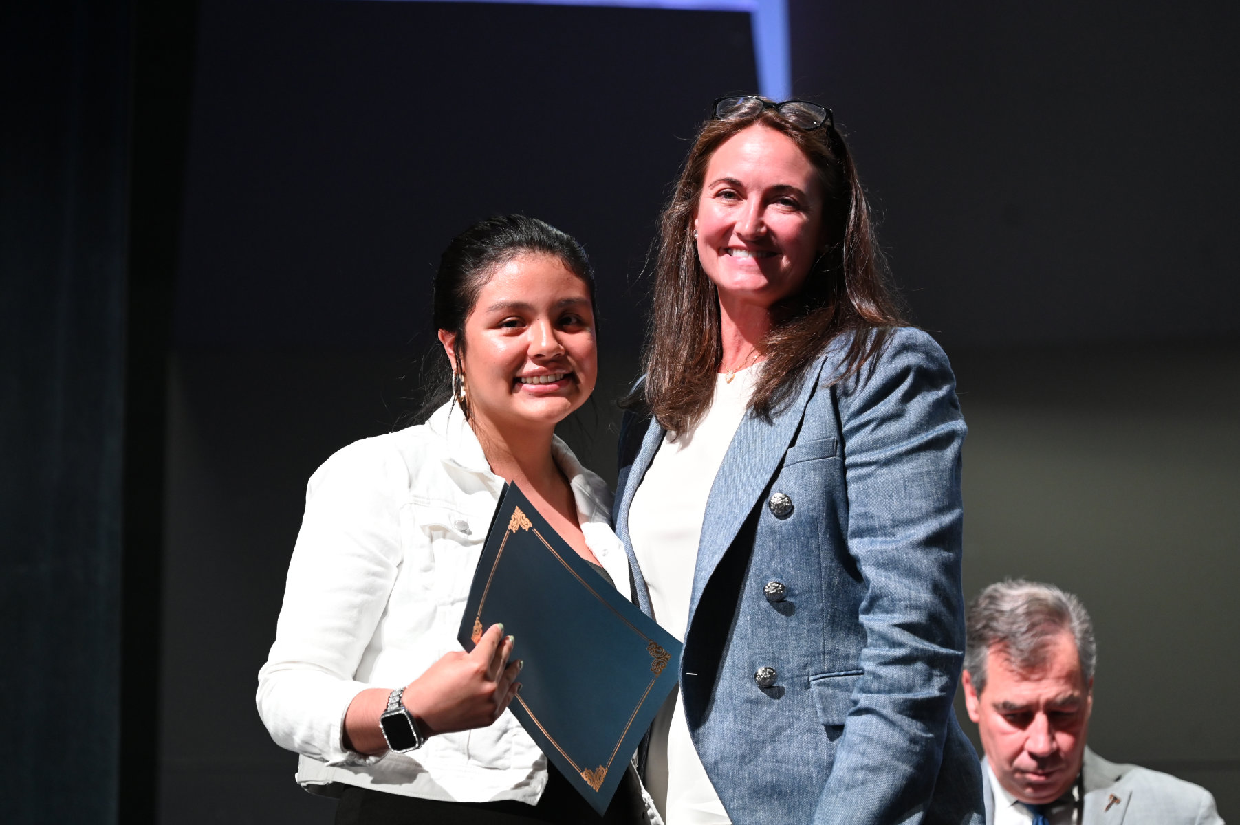  Palacios Family Scholarship recipient Kimberly Panameno with Laura Palacios   