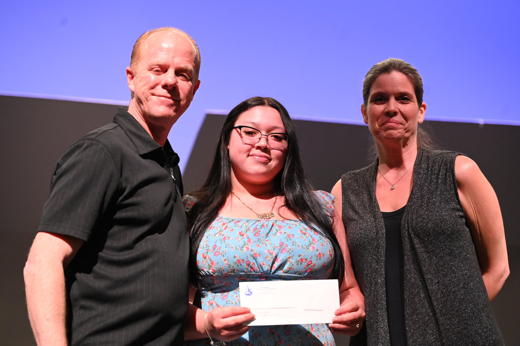  Kurt Schaefer Award recipient Caterin Andrade with Scott and Kim Schaefer   