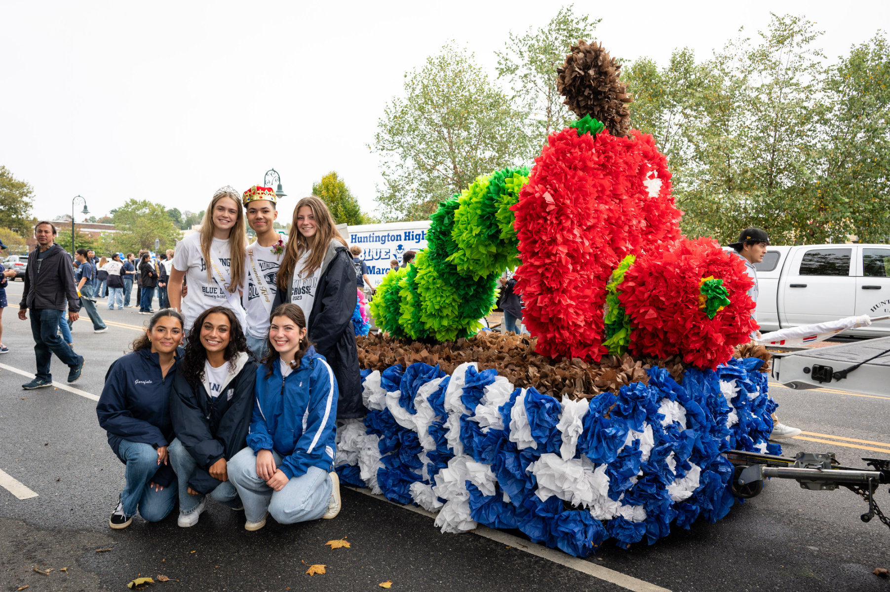  The senior class float won the annual Homecoming Day competition. (Darin Reed photo.)  