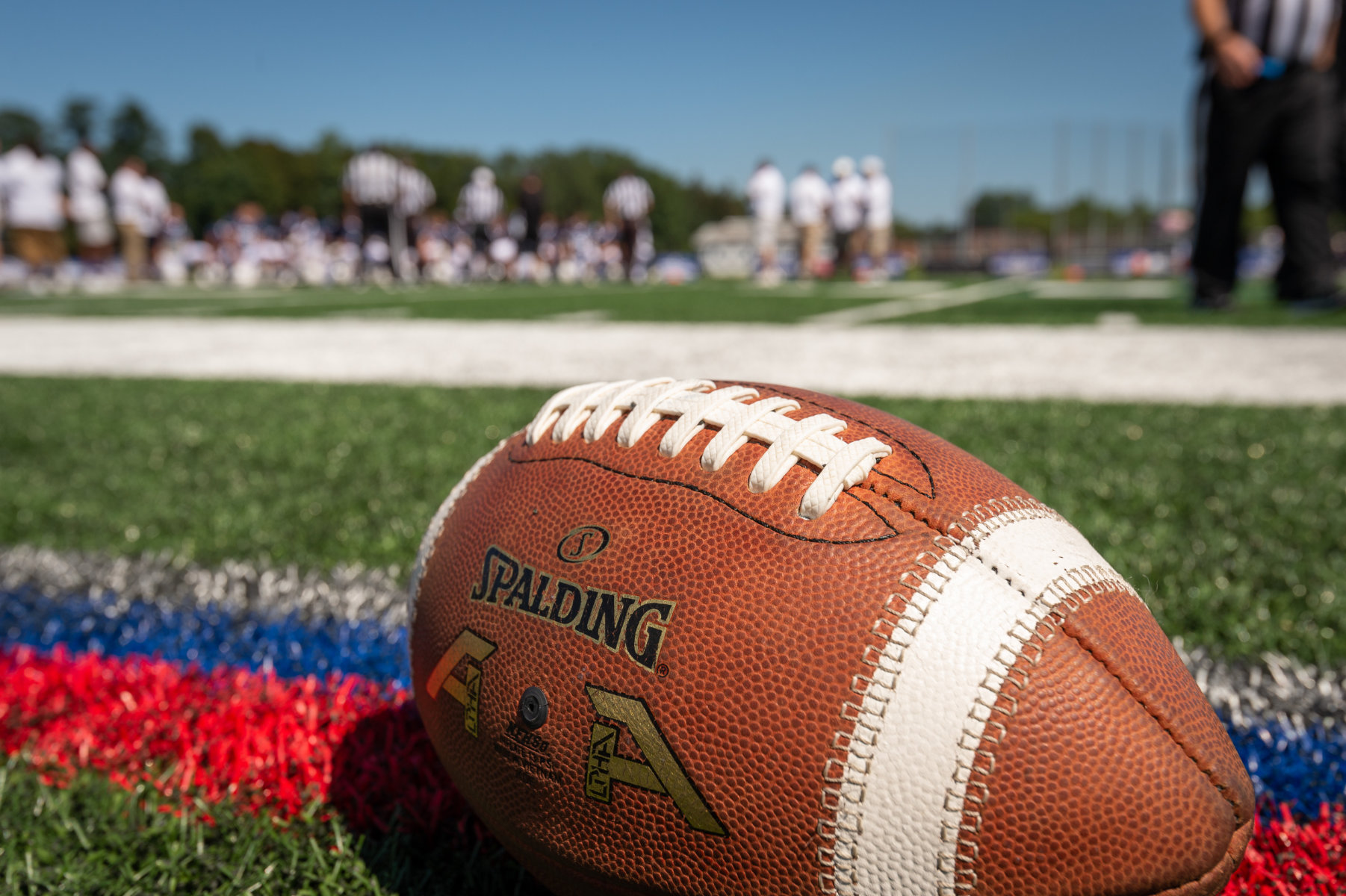  The Huntington football team rolled over Smithtown East, 34-14. (Darin Reed photo.)  