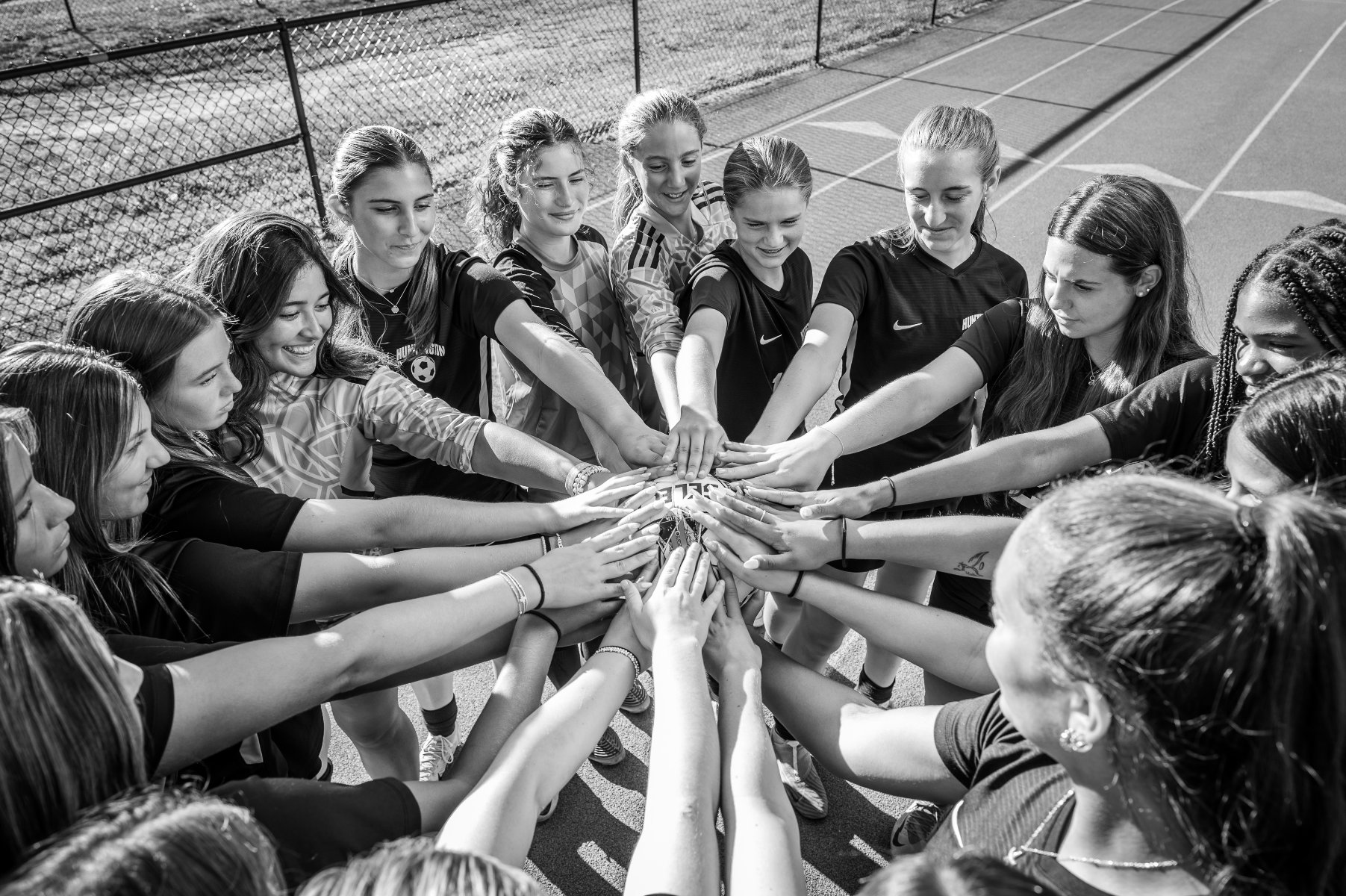  The Huntington girls' soccer rallied from a 4-0 deficit to tie Lindenhurst, 5-5. (Darin Reed photo.)  