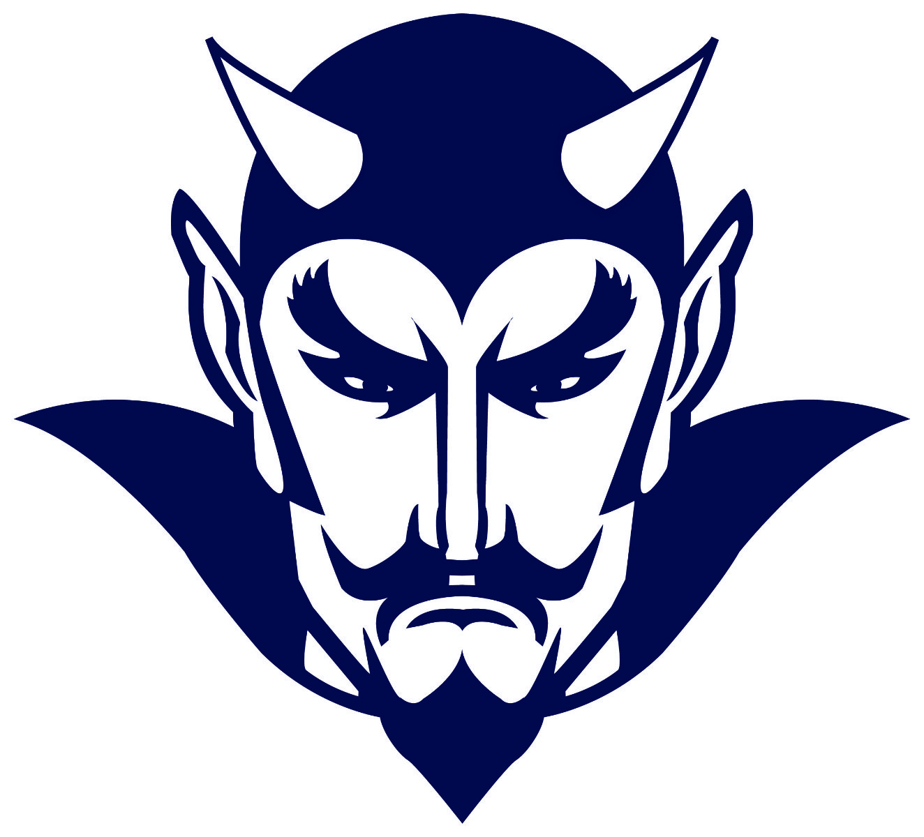  The Huntington High School Blue Devil logo.  