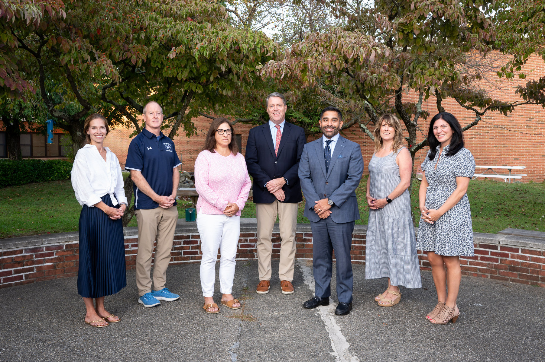  The 2024-25 Huntington UFSD Board of Education. (Darin Reed photo.)  