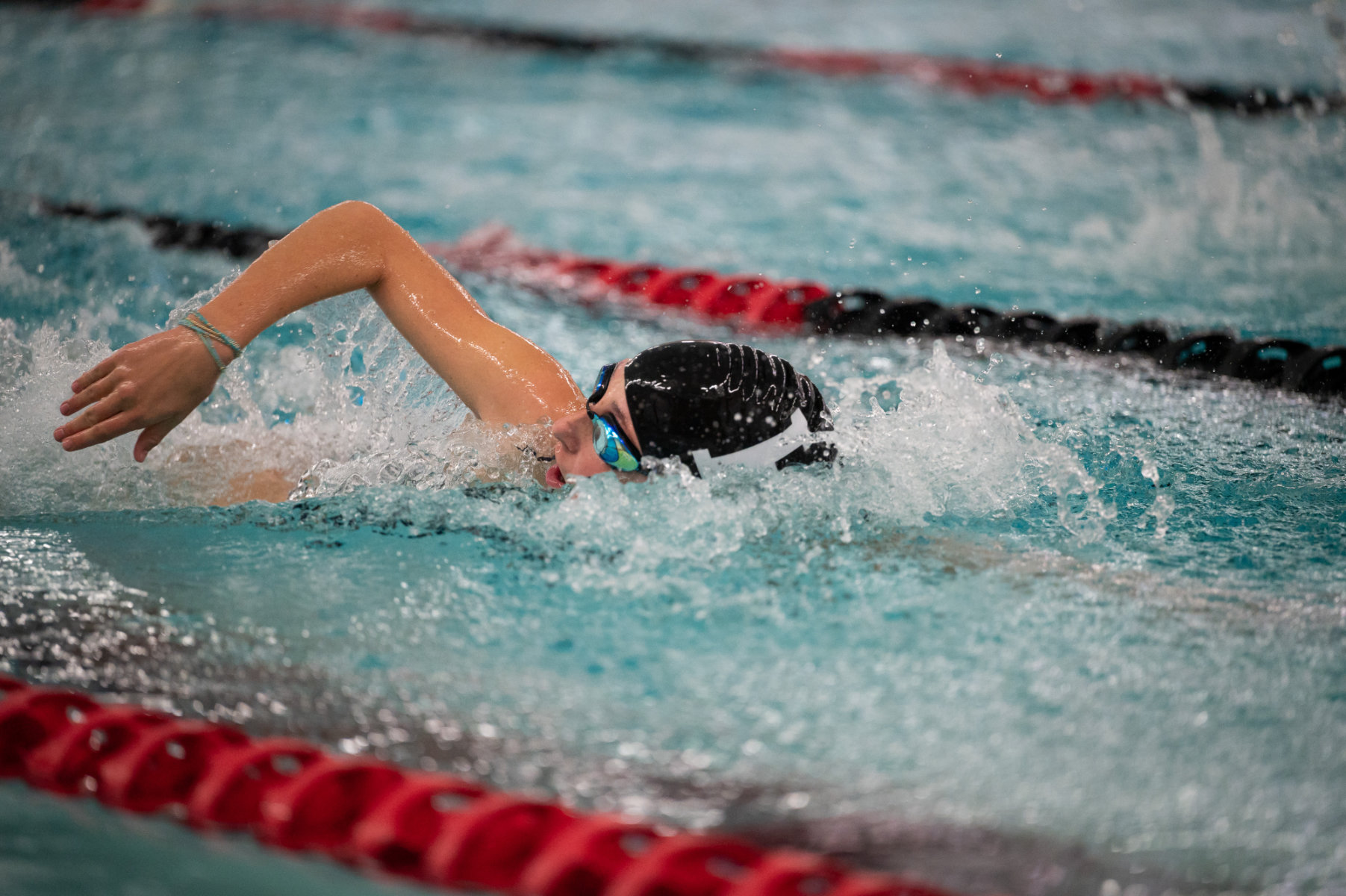  The Huntington girls' swimming and diving team is back in the pool. (Darin Reed photo.)  