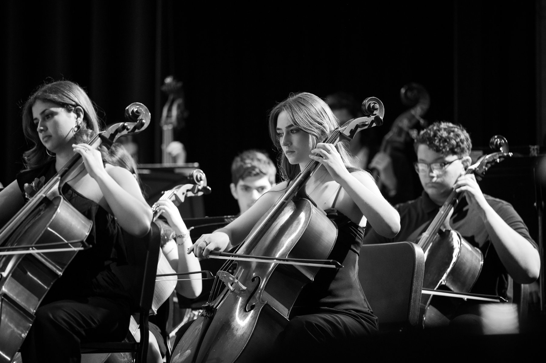  Huntington students have long thrived musically. (Darin Reed photo 