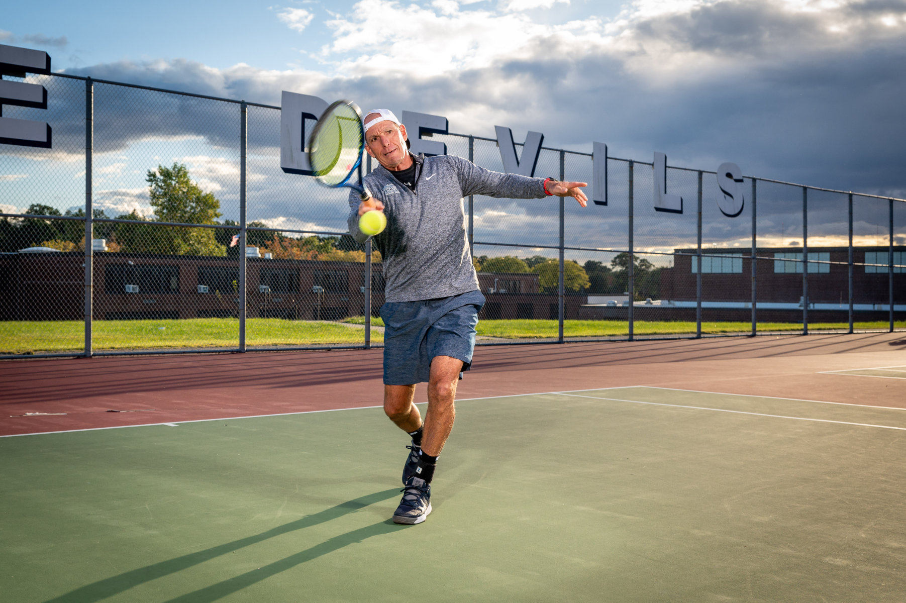  Veteran head coach Jamie Fishlow teaches at every practice. (Darin Reed photo)  