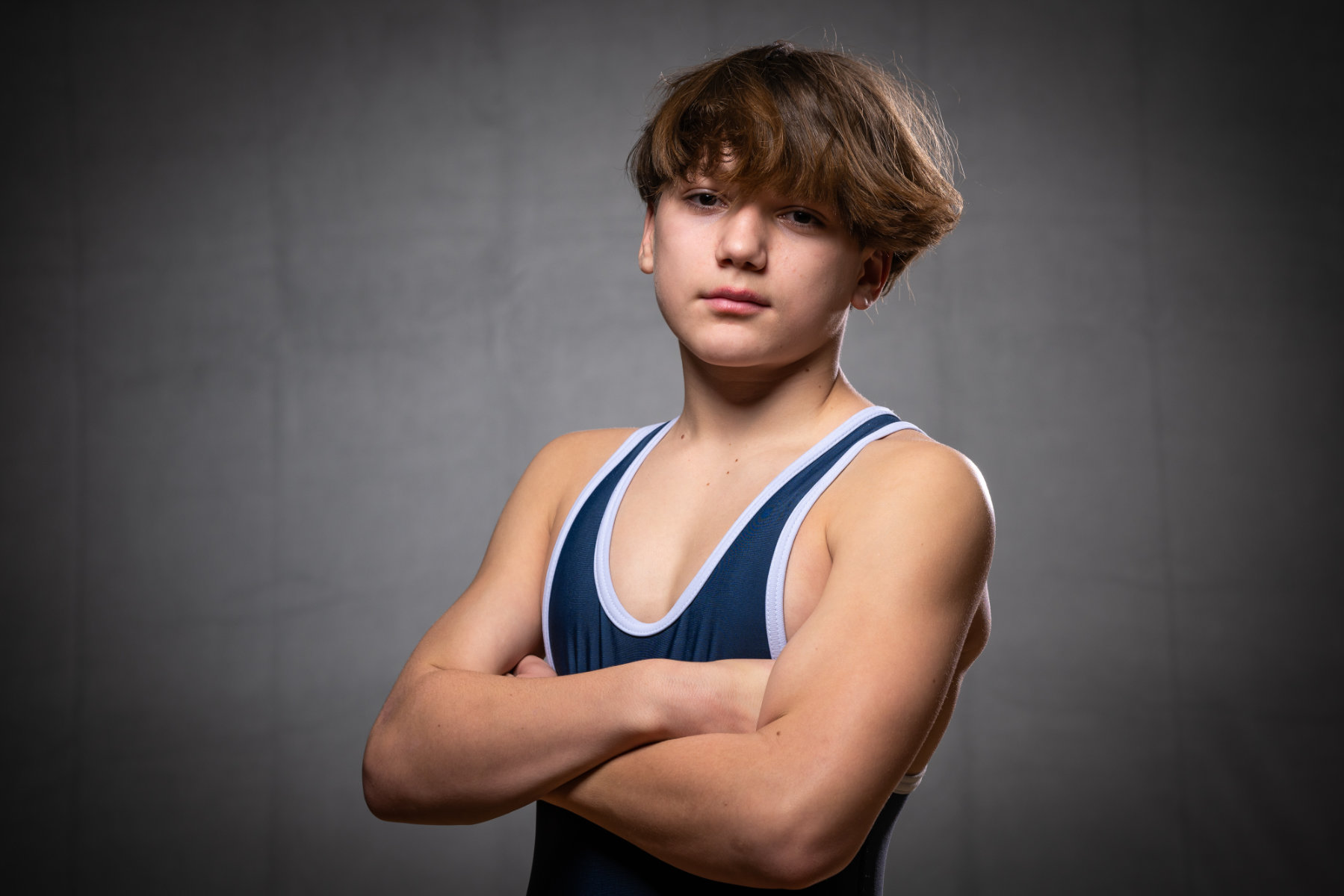  Undefeated freshman Chris Granito captured first place at the 49th Mamaroneck Tournament last weekend. (Darin Reed photo.)  