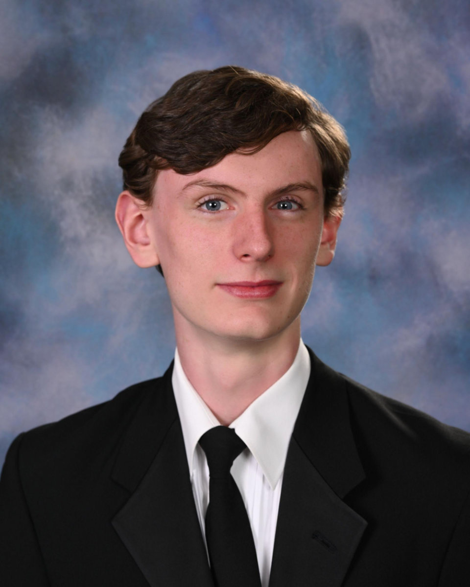 October Dawn Scholarship recipient Ethan Mortensen.